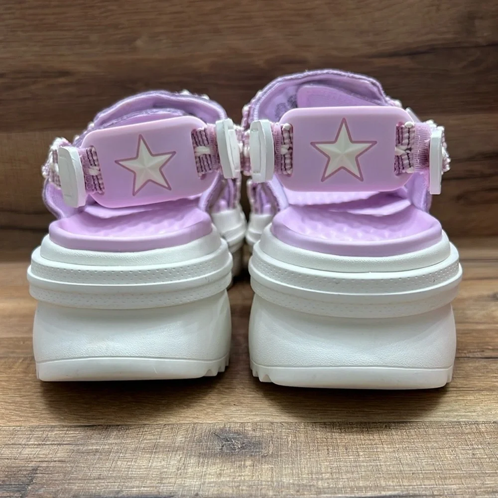 Converse Women's Platform Sandals in Light Purple